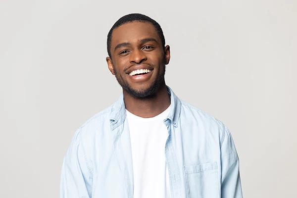 handsome Black man with a fabulous smile