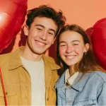 Couple smiling with healthy white teeth following Valentine's Day Dental Tips in Upland CA